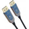 PremiumCord 8K Optický DisplayPort 1.4 přípojný kabel M/M, zlacené konekt. 25m