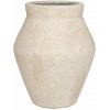 Kvetináč Fleuri High, béžový travertín, viac veľkostí - Pottery Pots Velikost: M - ⌀ 55, v. 68 cm