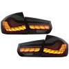 KITT OLED Taillights Conversion to M4 Design suitable for BMW 3 Series F30 Pre LCI & LCI (2011-2019) F35 F80 Red Smoke with Dynamic Sequential Turning Light