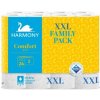 HARMONY Toaletný papier 2-vrstvový Harmony Comfort biely recykel 24 ks