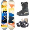 Beany Bonjour detský snowboard + Beany Junior viazanie + Beany Avenger BS topánky - 125 cm + XS - EU 32-35