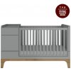 Viacfunkčná detská postieľka UP! 70x120 grey