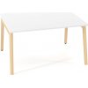 Interier-Ricany Pracovné stoly Bench ALFA ROOT 140x160cm, biely
