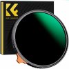 K&F Concept 58 mm variabilný ND filter ND3-ND1000, ultratenký HD, s obojstranným 28-vrstvovým nano povlakom, séria Nano-X