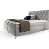 Wilsondo Čalúnená boxspring manželská posteľ s matracom Guliette 160x200 - sivá