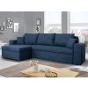 Rohová sedacia súprava Samba II, tmavo modrá látka