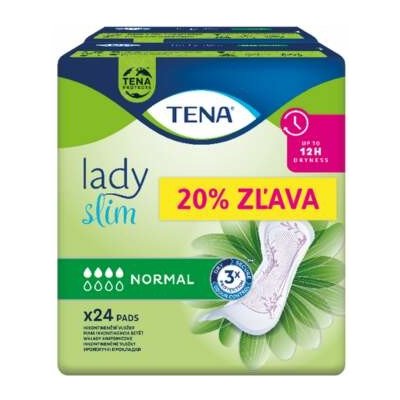 TENA Lady slim normal inkontinenčné vložky 2 x 24 ks set