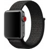 AppleMix Remienok pre Apple Watch Ultra 49 mm / 45 mm / 44 mm / 42 mm - nylon - farebné vlákna - čierny