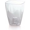 PROSPERPLAST Kvetináč COUBI ORCHID hranatý transparentný 13,2cm