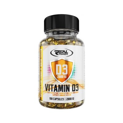 Real Pharm Vitamin D3 2000IU 60 kapsúl