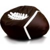 Sedací vak rugbyová lopta tmavo hnedá TiaHome