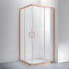 Motril Rose Gold Sprchový kút 90x90, 190cm, 6mm NANO