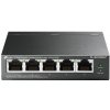 TP-LINK 5-Port Gigabit Desktop Switch with 4-Port PoE+, 4× Gigabit PoE+ Ports, 1× Gigabit Non-PoE Port, 802.3af/at, 40 TL-SG1005LP