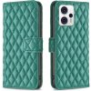 Peňaženkové kožené puzdro Rhombus na Motorola Moto G13 / G23 / G53 5G - Zelená
