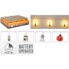 Svetelná reťaz Halloween figúrky 10x LED, dĺžka 135 cm