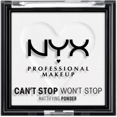 NYX Professional Makeup Can't Stop Won't Stop Mattifying Powder zmatňujúci púder 11 Bright Translucent 6 g