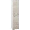 Dreja Vysoká skriňa DOOR SV1D2 35 - N01 Biela lesk / Úchytka T01 / D28 Alberta / Pravé