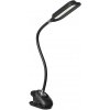 | Immax 08998L - LED+CCT stmievateľná stolná lampa s klipom CLIP 7,5W/230V čierna | 08998L