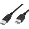 Premiumcord USB A-A 3m USB 3.0 predlžovací, čierny ku3paa3bk