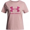 Detské tričko s krátkym rukávom Under Armour G BIG LOGO SS TEE ružové 1389756-673 - YXL