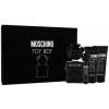 Moschino Toy Boy Darčeková sada pánska parfumovaná voda 100 ml, miniaturka pánska parfumovaná voda 10 ml, balzam po holení 100 ml a sprchový gél 100 ml