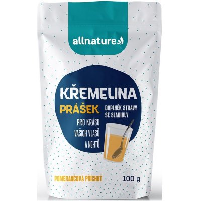 Allnature Kremelina prášok prášok pre krásne vlasy, pleť a nechty Orange 100 g
