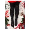 Pančuchy Christmas XL NERO (čierna)