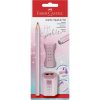 FABER-CASTELL súprava písacích potrieb Jumbo GRIP SPARKLE - ružová