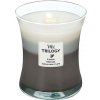WoodWick Warm Woods vonná sviečka s dreveným knôtom 275 g