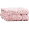 Svetloružové froté bavlnené uteráky v súprave 2 ks 30x30 cm Zero Twist – Catherine Lansfield