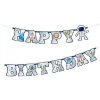 Girlanda papierová vesmír Happy Birthday 220x16cm - Party Pal