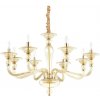Ideal Lux | Ideal Lux - Luster na reťazi DANIELI 8xE14/40W/230V pr. 85 cm mosadz | ID159973