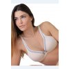 Dámska - dievčenská nevystužená podprsenka 70B Smotanová