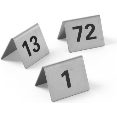 Informačná tabuľka s číslom, HENDI, Čísla 61-72, 50x35x(H)40mm