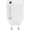 Universální nabíječka Natec RIBERA 18W 1X USB-A, bílá NUC-2057