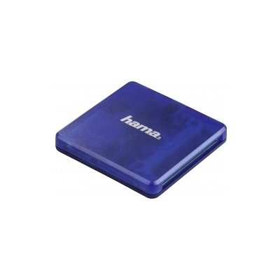 Hama 124131 multi čítačka kariet USB 2.0, SD/microSD/CF, modrá