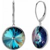 Swarovski e. visiace náušnice Madame, modré see3587