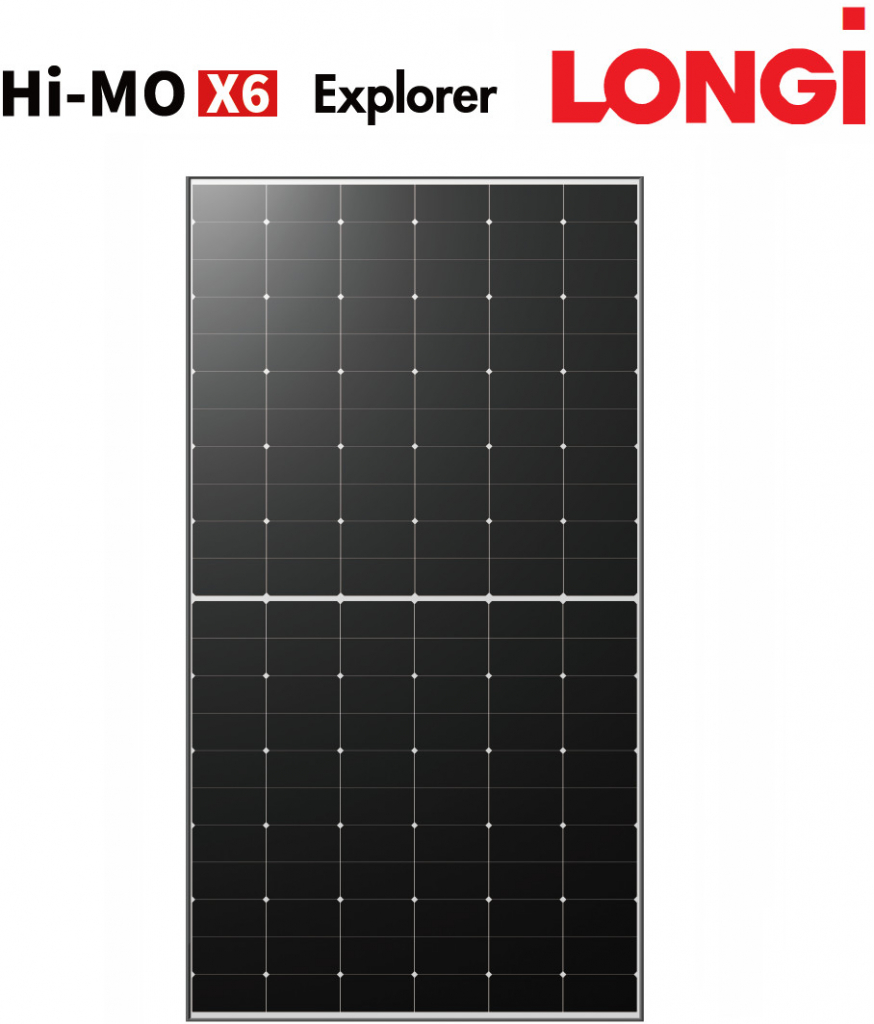 Longi 530 Wp Black Frame Hi-MO X6 Explorer 22,3% LR5-66HTH-530M