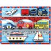 Melissa & Doug vkladacie puzzle dopravné prostriedky