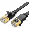 Ugreen NW106 Ethernet U/FTP Cat. 7 10Gb/s plochý, 0,5m, černý