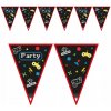 Narodeninová banner GAMING PÁRTY herné pixely vlajky