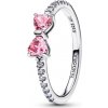 PANDORA prsteň Ružová mašľa 193510C01
