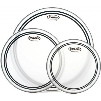 Evans EC2 Clear Fusion 10'' 12'' 14''