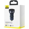 Baseus Car Charger Particular Digital Display C+U, PD 3.0 QC 4.0+, SCP, PPS, 5A, 65W Dark Gray (CCKX-C0G)