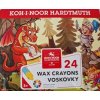 Koh-i-noor 24 ks trojhranné školské voskovky 8274