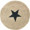 Ib Laursen Koberec pod vianočný stromček Black star 120 cm