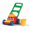Veselá plastová kosačka na trávu pre deti