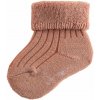 Sterntaler Ponožky froté hnedá
