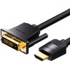 Kabel HDMI-DVI (24+1) Vention ABFBI 3m, 4K 60Hz/ 1080P 60Hz (černý)