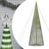 Shumee Vianočný stromček svetelný kužeľ 1544 LED teplý biely 500 cm